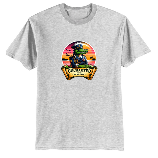 Uncharted Academy Middle/High - T-Shirt (Grey)