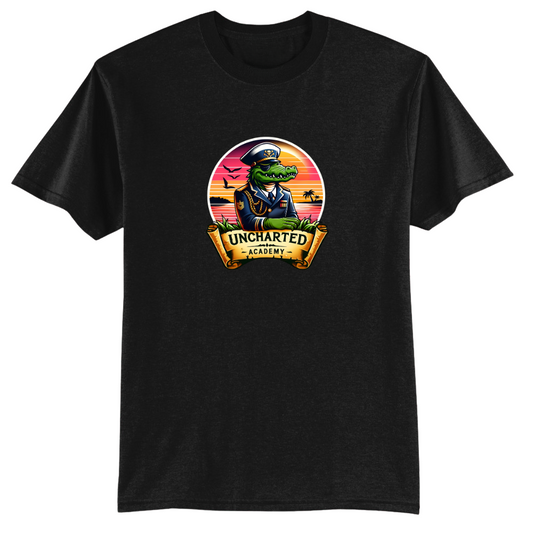 Uncharted Academy Middle/High - T-Shirt (Black)