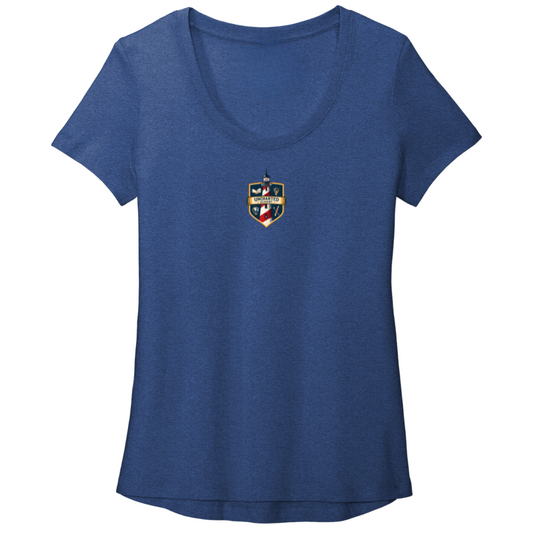 Lighthouse - T-Shirt Scoop Neck (Heather Deep Royal)