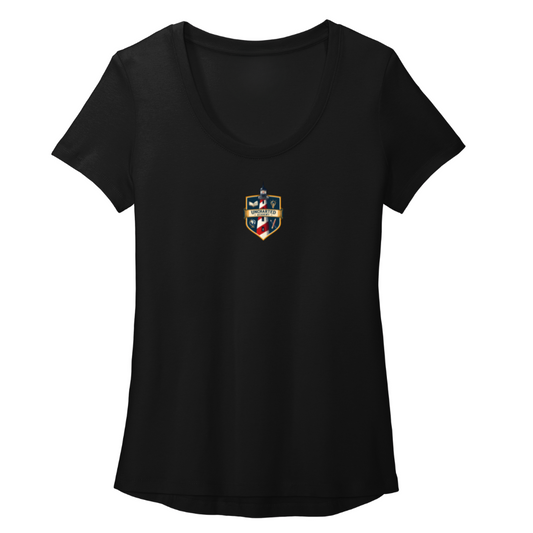 Lighthouse - T-Shirt Scoop Neck (Black)