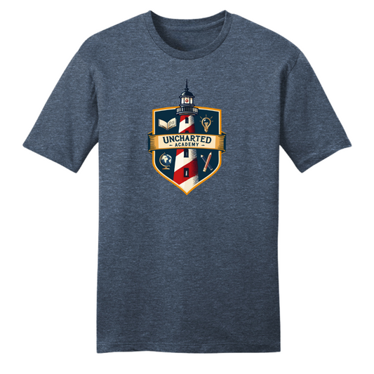 Lighthouse - T-Shirt Unisex (Heather Navy)