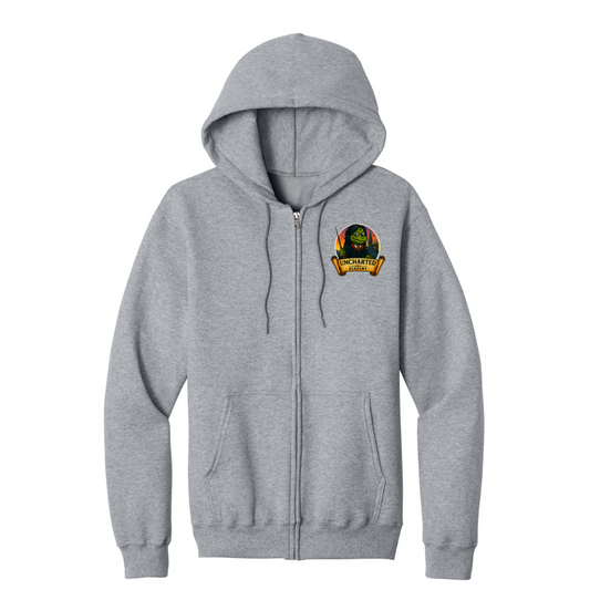 Uncharted Zipper Hoodie (Grey)